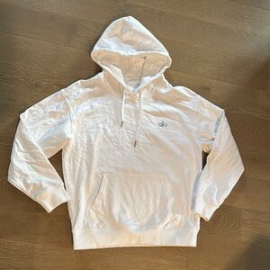 ALO Yoga Men's White Hoodie